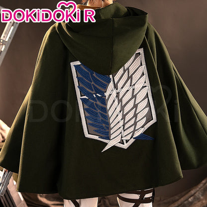 IN STOCK Erenn Mikasaa Levii Hangee Arminn Cosplay Costume Anime【S-3XL】DokiDoki-R Women Men Leather Plus size