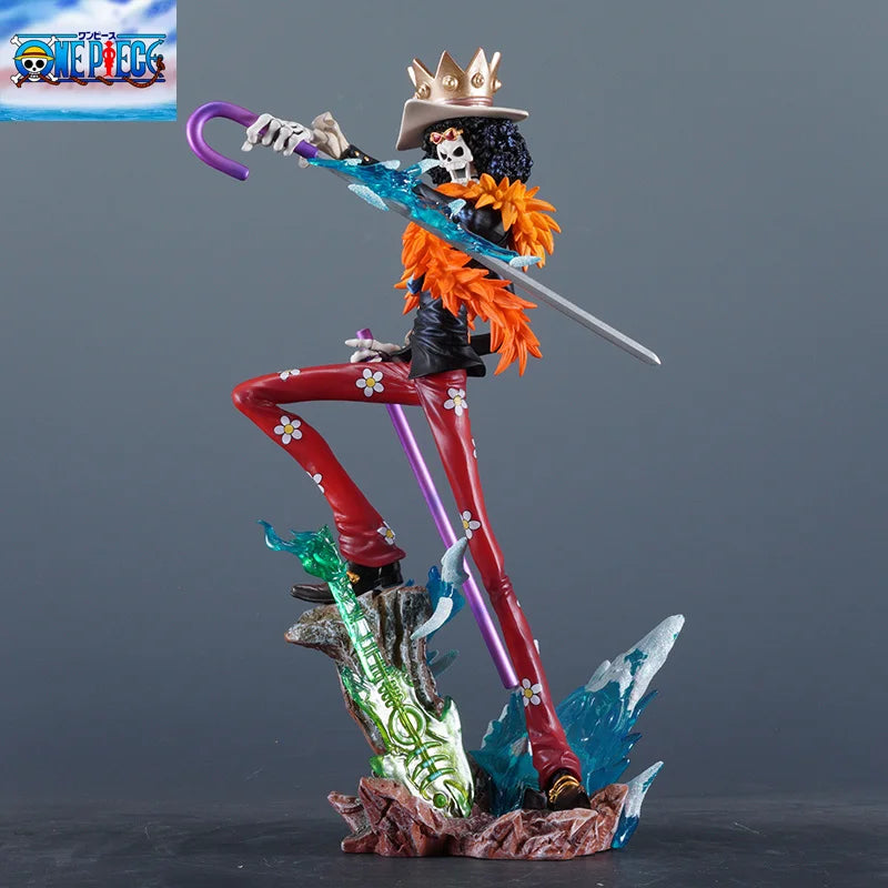 33cm One Piece Anime Figure Lx Burukku Two Years Later Figurines Trendy Table Decorations  Set Up Christmas Collection Toys Gift