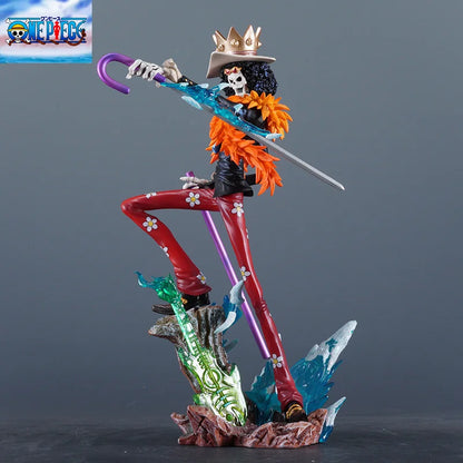 33cm One Piece Anime Figure Lx Burukku Two Years Later Figurines Trendy Table Decorations  Set Up Christmas Collection Toys Gift