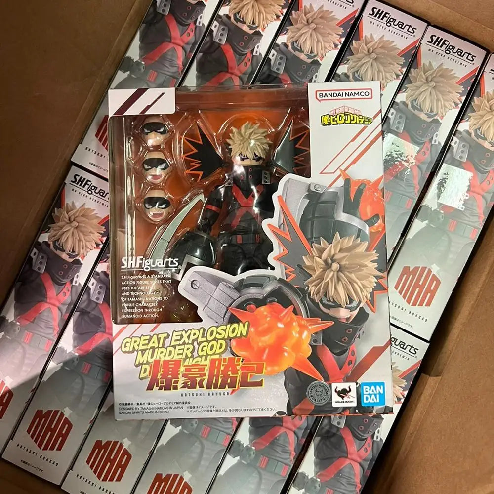 Bandai S.H.Figuarts My Hero Academia Izuku Midoriya Katsuki Bakugo PVC Model