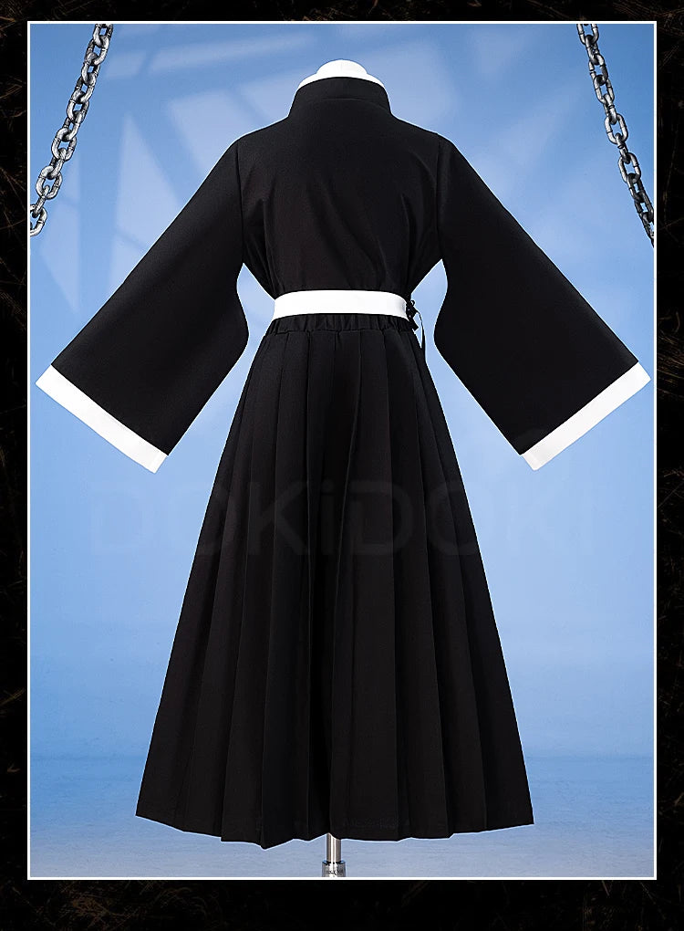 IN STOCK Kuchikii Rukiaa Cosplay Costume Anime【XS-3XL】DokiDoki-R Men Uniform Kuchikii Rukiaa Costume Plus Size