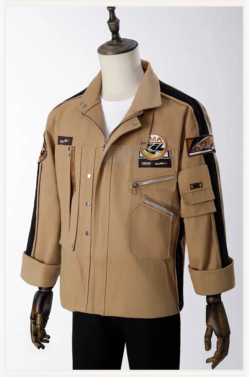 Love and Deepspace Caleb Cosplay Costume Wig Brown Flying Jacket Supersonic Uniforms Halloween Party Women Men Carnival Outfit