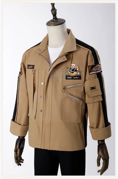 Love and Deepspace Caleb Cosplay Costume Wig Brown Flying Jacket Supersonic Uniforms Halloween Party Women Men Carnival Outfit