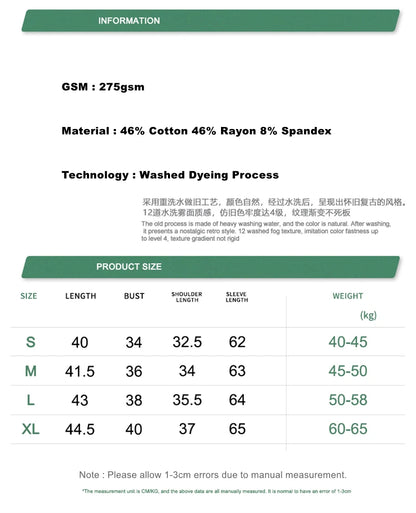 ZODF Sexy Women Autumn Washed 275gsm Hooded T Shirt Ladies Girls Slim Fit Distressed Side Pleated T-Shirts Tees HY1149