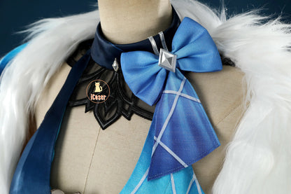 Genshin Impact Yelan Tranquil Banquet Cosplay Costume Wig Dress New Skin Uniform Outfit Halloween Party for Women Girls Props