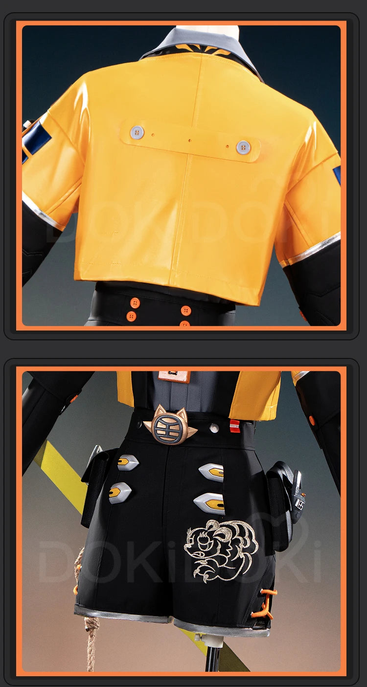 Ju Fufu Cosplay Costume Game Zenless Zone Zero DokiDoki-R ZZZ Women Costume Ju Fufu Tiger Cute Cosplay Halloween Tail