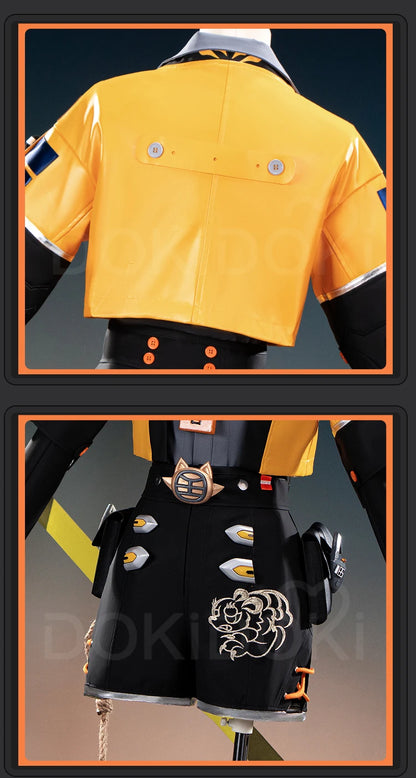 Ju Fufu Cosplay Costume Game Zenless Zone Zero DokiDoki-R ZZZ Women Costume Ju Fufu Tiger Cute Cosplay Halloween Tail