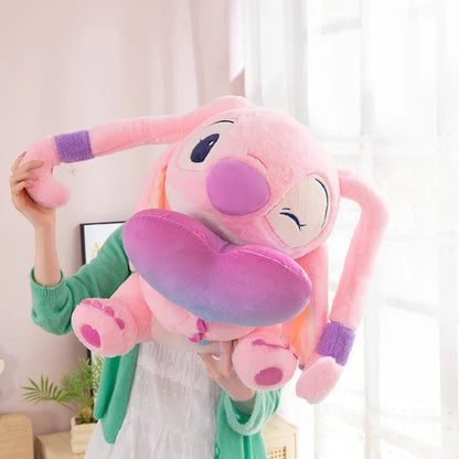 New Disney Lilo&Stitch Cute Cartoon Dolls Toys Kawaii Anime Soft Stuffed Dolls Pillow Appease Toys Birthday Gift for Boys Girls