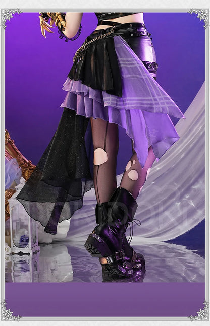 Tracy Reznik Mechanic Cosplay Costume Game Identity V DokiDoki-SR Phantom Girl Lock Core BLK Tracy Women Dress Cosplay