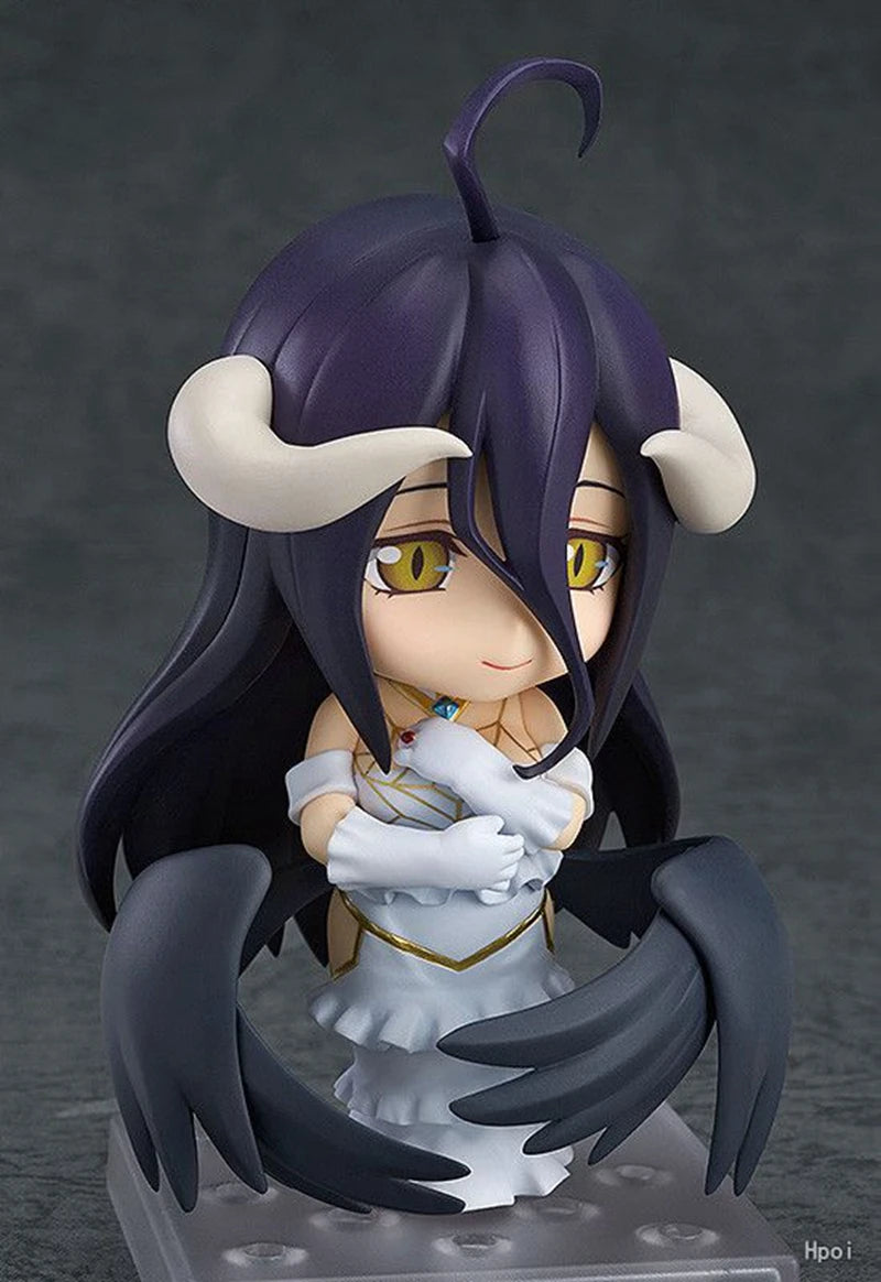 10cm #642 Albedo Anime Figure OverLord #631 Ainz Ooal Gown Action Figure Sexy Girl Figurine PVC Collection Model Doll Toys