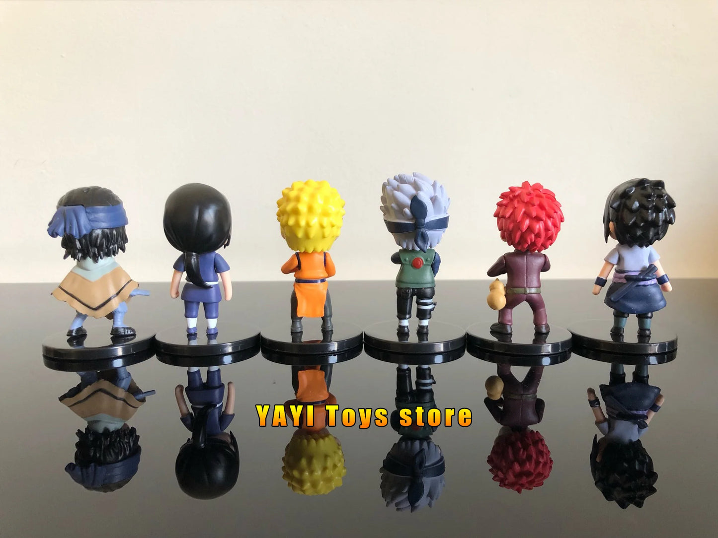 New 12pcs/set Anime Figure Naruto Shippuden Hinata Sasuke Itachi Kakashi Gaara Action Figure Q Version PVC Figures Toys  Gift