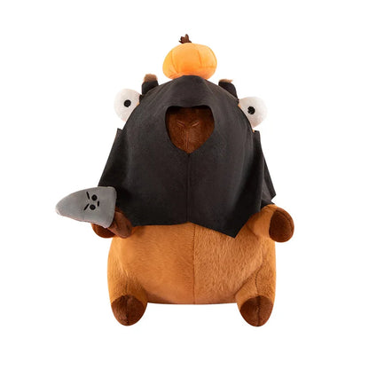 Funny Capybara 60cm Plush Toy Cute Robber Masked Stuffed Animal for Kids Birthday Xmas Gift Soft Cuddly Pillow