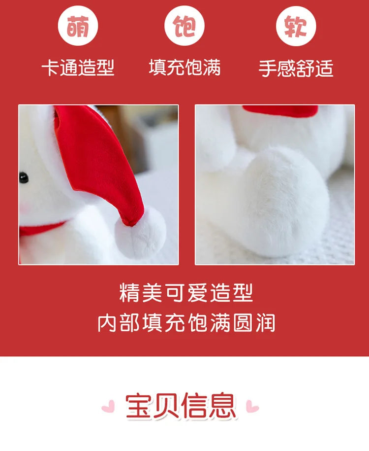 Plush Teddy Bear with Sweater Scarf for Kids Birthday Xmas Gift Cute Jointed Couple Bears Stuffed Animal Toy for Valentine