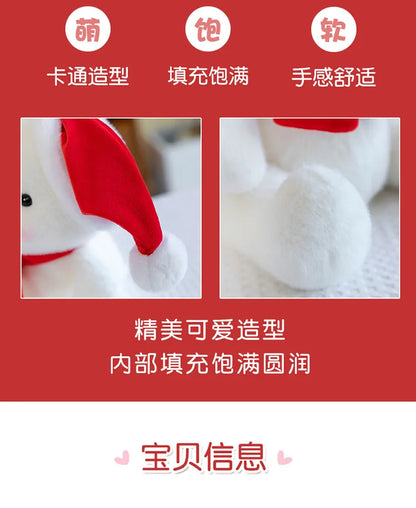 Plush Teddy Bear with Sweater Scarf for Kids Birthday Xmas Gift Cute Jointed Couple Bears Stuffed Animal Toy for Valentine