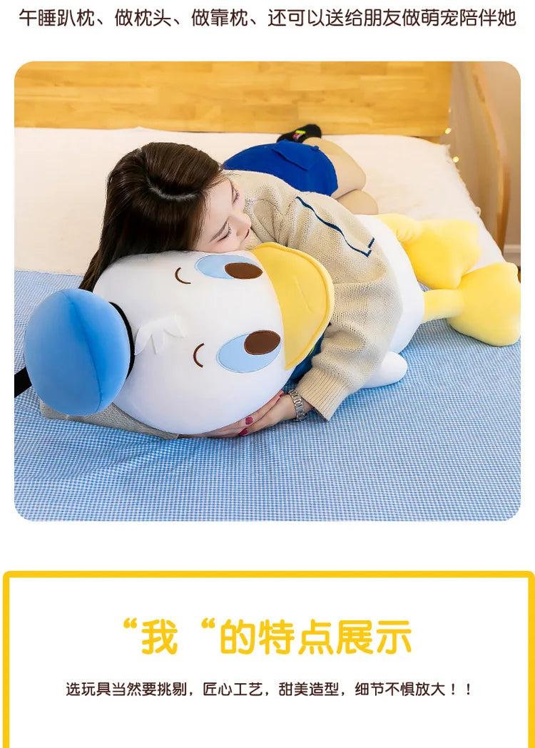 Disney Donald Duck Daisy Giant Plush Dolls Hot Toys Kawaii Soft Pillow Stuffed Animal Couple Dolls Birthday Xmas Gifts for Kids