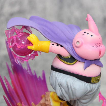 Dragon Ball Majin Buu Glowing Anime Statue - Pvc Collectible Figure Desktop Decoration Ornaments Kid Birthday Gift Toy 19cm