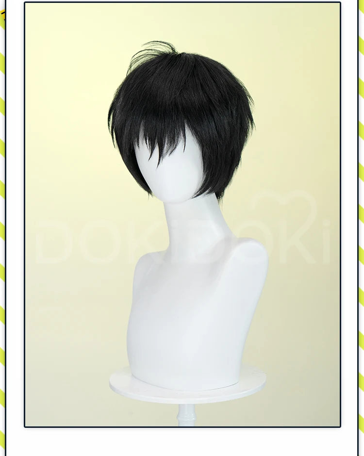 IN STOCK Asakura Shin Sakamotoo Taro Yoichi Nagumo Kei Uzuki Wig Anime Cosplay DokiDoki Men 35cm Short Hair Free Wig Cap