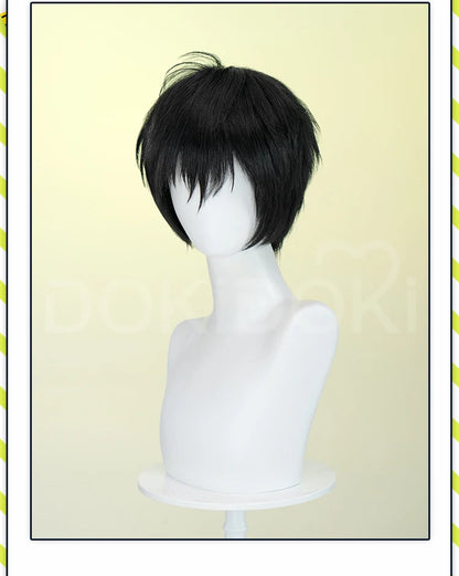 IN STOCK Asakura Shin Sakamotoo Taro Yoichi Nagumo Kei Uzuki Wig Anime Cosplay DokiDoki Men 35cm Short Hair Free Wig Cap