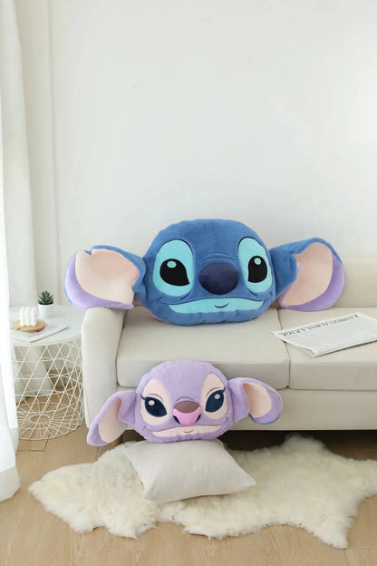 45-110cmGenuine Disney Stitch Double Sided Pillow Cushion Kawaii Soft Stuffed Animal Anime Cartoon Room Decor Kids Birthday Gift