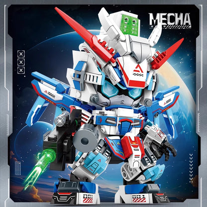 2025 STEM Building Blocks Kit, DIY Mecha Robot Model Educational Construction Toys for Kids Ages 8-12, Creative Birthday Gift