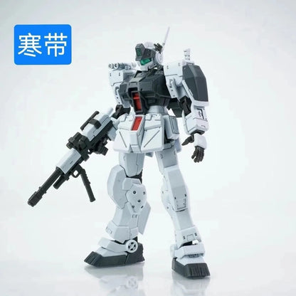 In Stock JMS Model GM Spartan HG 1/144 Assembly Model Kit RGM-79S Toys Snowfield Color Frigid Zone Action Figure Robot Kid Gifts