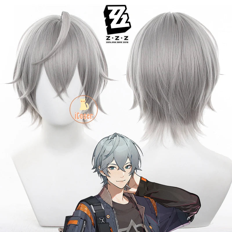 Zenless Zone Zero Wise Cosplay Costume Wig Peaceful Waves Uniform New Skin Hat Phaethon Halloween Party for Women Men Cos iCoser