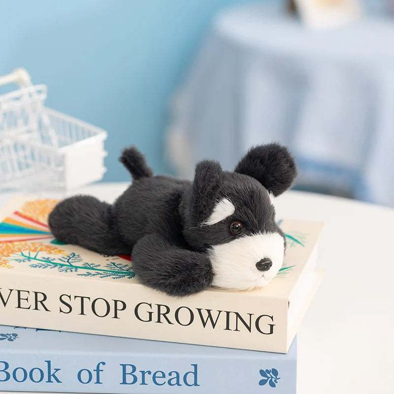 20cm Kawaii Furry Friend Stuffed Animal Dog Soft Toy Lying Puppy Panda Monkey Plushies Cute Wrist Support Plush Doll