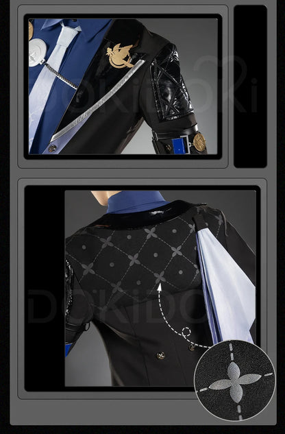 IN STOCK Hugo Cosplay Costume Game Zenless Zone Zero DokiDoki-R ZZZ Men Hugo Vlad Ravenlock Cosplay Hat Halloween