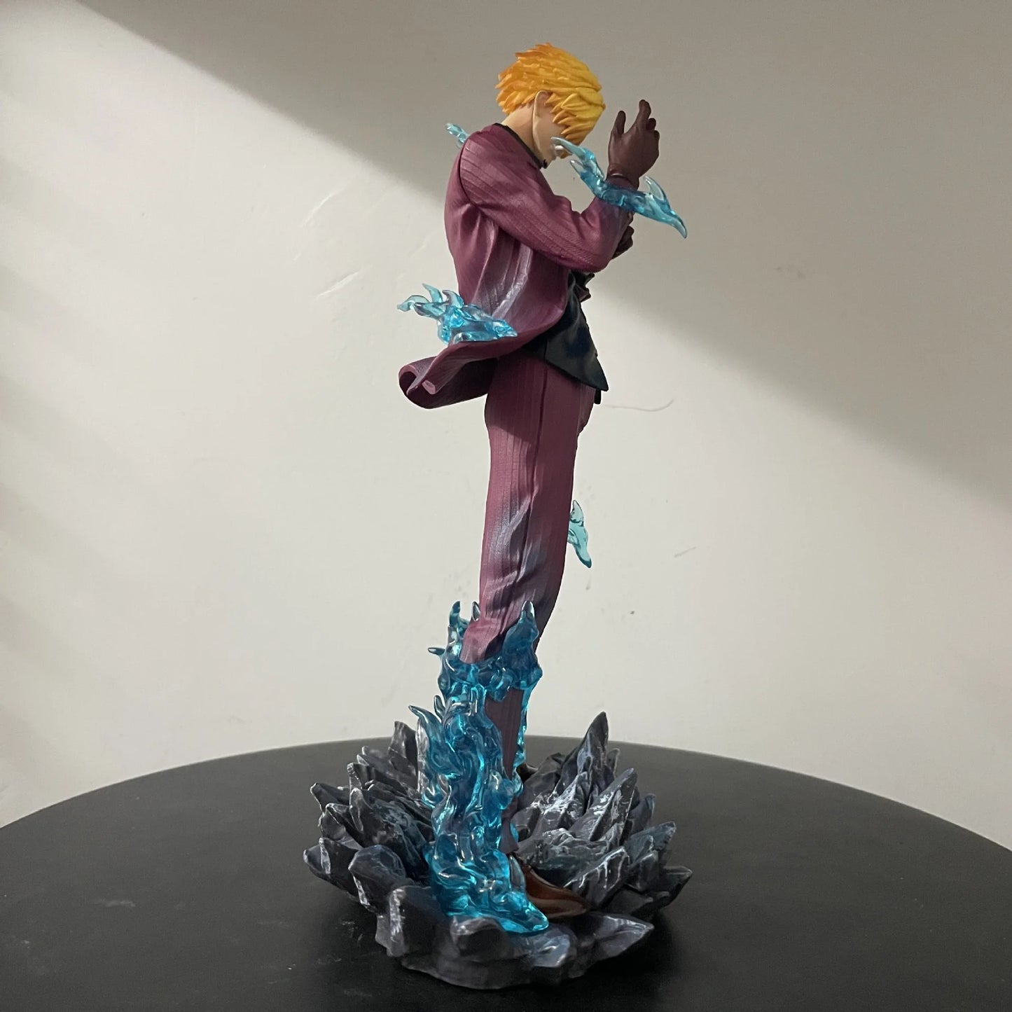 25cm One Piece Figure Sanji Anime Figures Pop Smoking Sanji Figurine Devil Foot Statue Pvc Collection Kids Toys Birthday Gifts