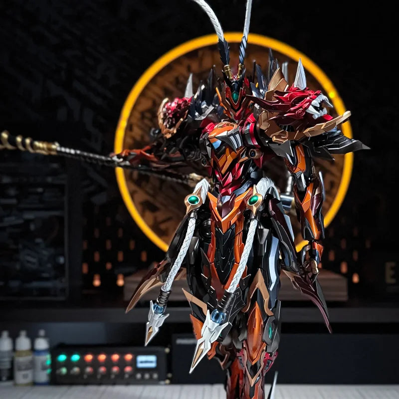 MOTOR NUCLEAR MNQ-XH08 Monkey King Sun WuKong Series ABS Alloy Skeleton Action Figure Fully Poseable Assembly Model Toy Boy Gift