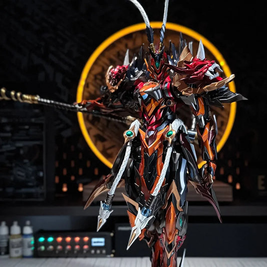 MOTOR NUCLEAR MNQ-XH08 Monkey King Sun WuKong Series ABS Alloy Skeleton Action Figure Fully Poseable Assembly Model Toy Boy Gift