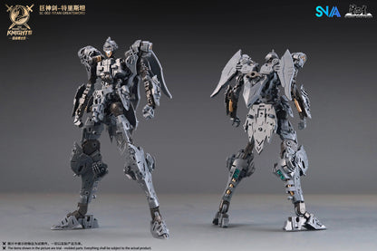Original SNAA SC-002-Titan Greatsword 1/144 The Round Table Knights Assembly Model Kit Action Figure Plastic Model Toy Robot