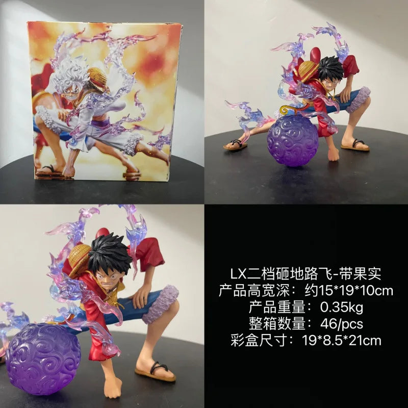 New One Piece Figure Nika Luffy Gear 2 Nika Luffy Devil Fruit Figurine Action Figures Pvc Statue Collection Model Doll Toys Gift