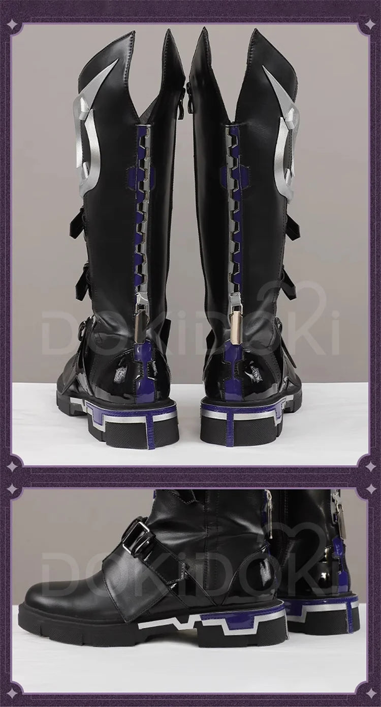 Captain Capitano Citlali Ororon Shoes Game Genshin Impact DokiDoki Men Women Capitano Cosplay Long Boots
