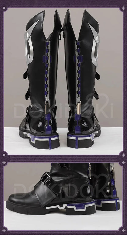 Captain Capitano Citlali Ororon Shoes Game Genshin Impact DokiDoki Men Women Capitano Cosplay Long Boots