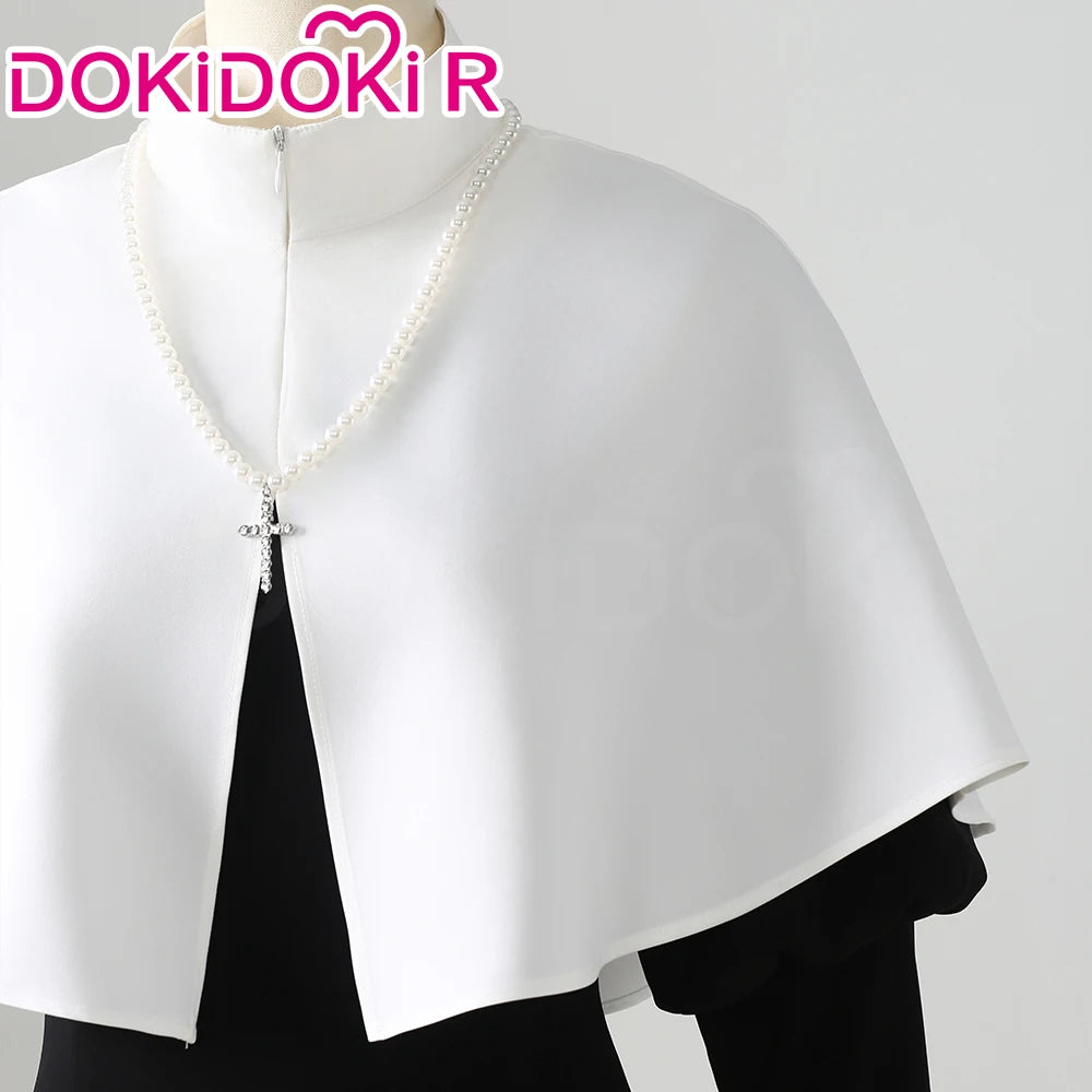 IN STOCK Kitagawa Marin Cosplay Costume Anime DokiDoki-R Women Nun Kitagawa Black Dress Halloween Cosplay