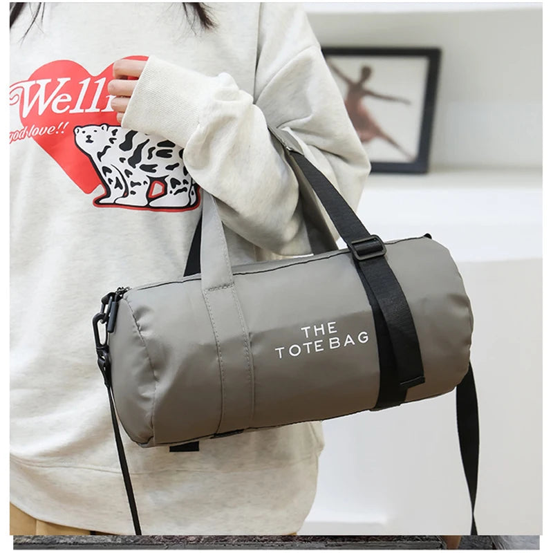 Small Fashion Gym Fitness Bag for Women – Yoga Sports Travel Weekender Mini Shoulder Duffle Handbag