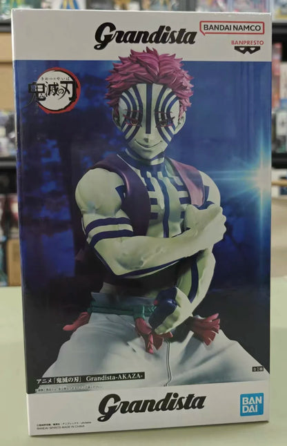 Bandai In Stock Original Banpresto Grandista Demon Slayer Akaza Figure Anime Action Model Genuine Boxed Toys Gifts