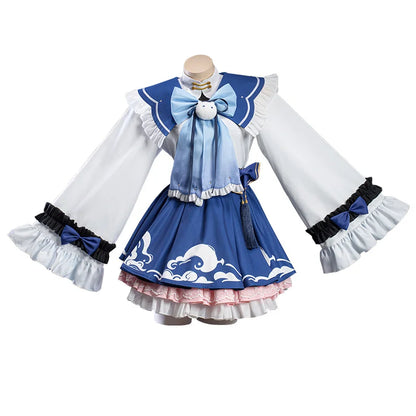 LAST BATCH UWOWO Genshin Impact Fanart Furina Chinese Style Lolita Dress Cosplay Costume