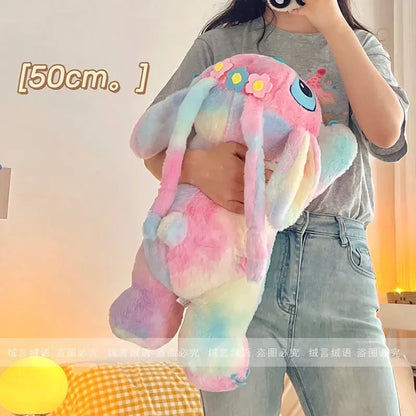 120cm Large Big Size Disney Stitch Anime Plush Stuffed Doll Room Kawaii Plushies Pillow Ornaments Children's Holiday Gifts