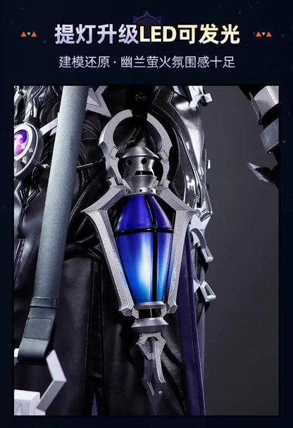 Genshin Impact Kyryll Chudomirovich Flins Cosplay Costume Wig Uniform Outfit Metal Accessory Halloween Party for Women Men Props