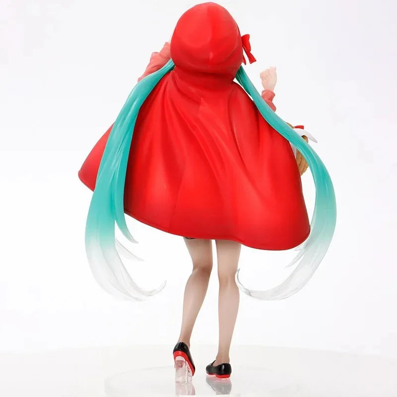 Bandai Hatsune Miku Wonderland Little Red Riding Hood 18CM PVC Model