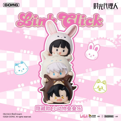 Link Click Season 2 Back In Time Series Cartoon Lu Guang Chen Xiaoshi Li Tianchen Li Tianxi Qiao Ling Figure Model Toy Kids Gift