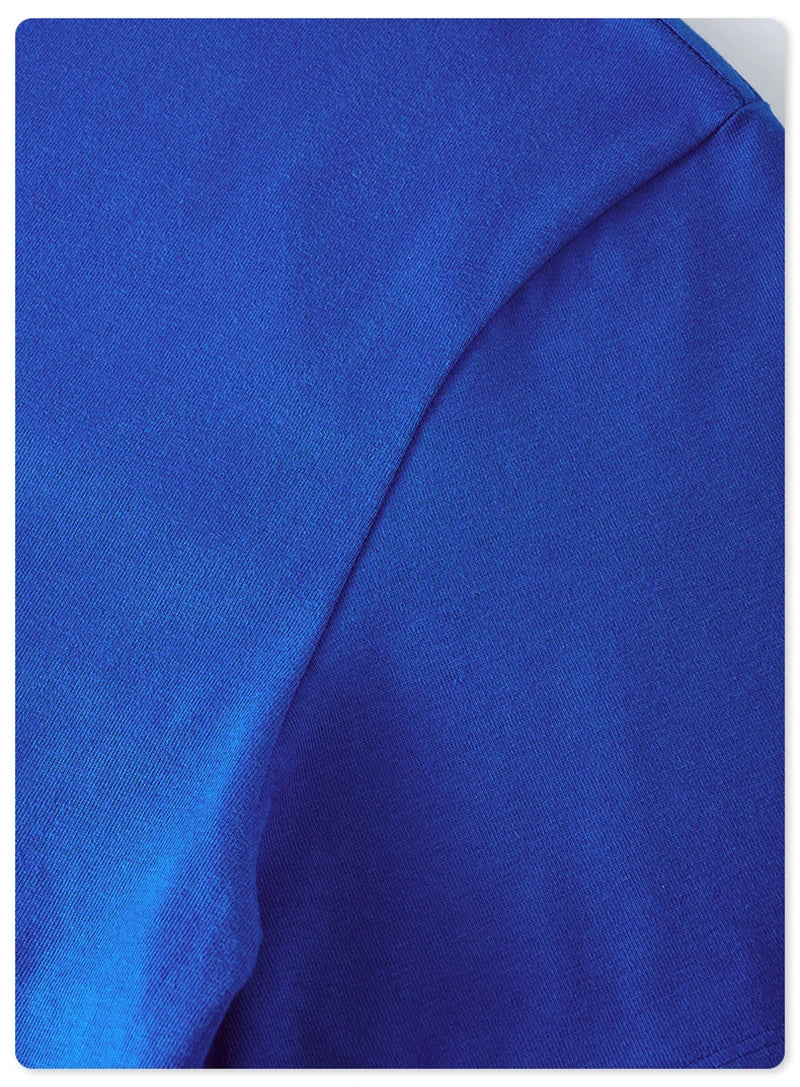 ZODF New 2025 Heavy Weight 305gsm Solid Cotton T Shirts For Men Unisex Summer Oversized Noshrink Basic T-Shirt Brand Tops HY0475