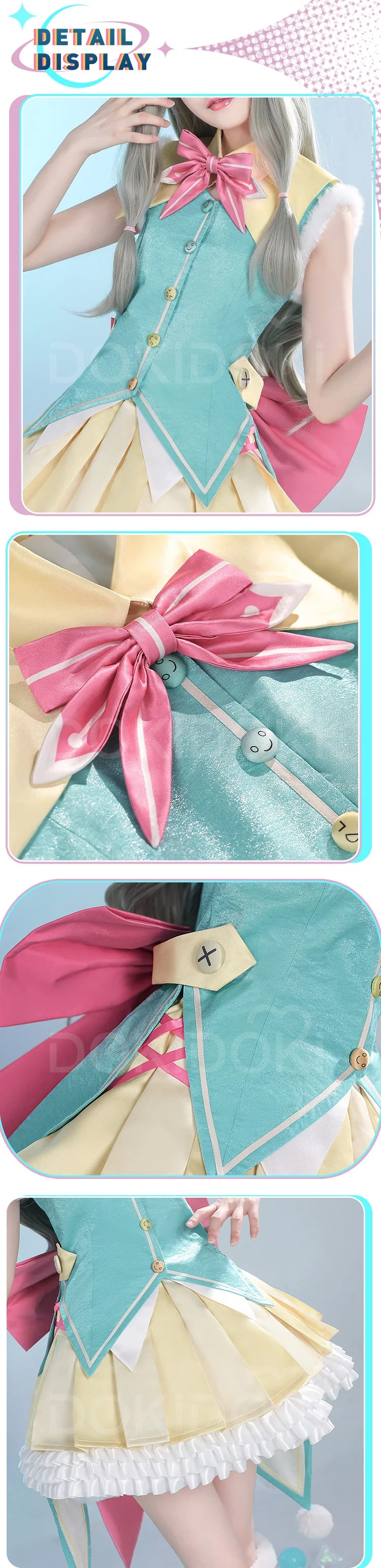 Kusanagii Nenee Cosplay Game Cosplay【S-3XL】DokiDoki-R Women Costume Dress Shoes Plus Size Cosplay