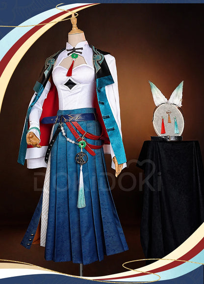 Jiaoqiu Feixiao Cosplay Costume Game Honkai: Star Rail【S-3XL】DokiDoki-R Foxian Ears Plus Size