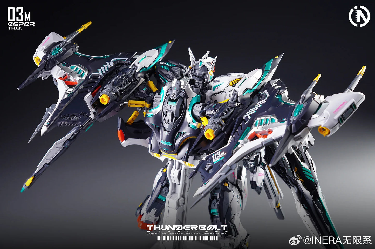 MG 1/100 Original IN ERA + MG THUNDERBOLT Mobulidae Ver Special Color RMD Assembly Model Kit Action Figures Plasitc Model Toy