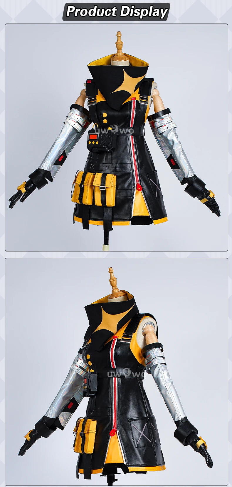 UWOWO Soldier 11 Cosplay Collab Series: Game Zenless Zone Zero/ZZZ Soldier 11 Cosplay Costume