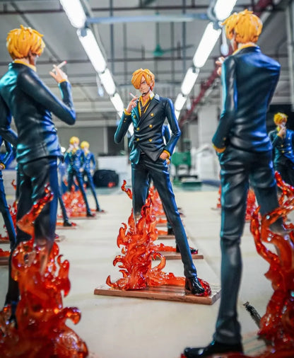 2025 One Piece Jt Model Sanji Diable Jambe Anime Doll Standing Statue Sanji Tailcoat Post Timeskip Figurine Collectible Toy Gift