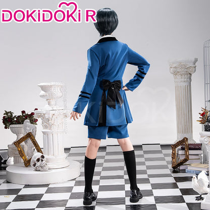 IN STOCK Ciel Phantomhive Cosplay Costume Anime DokiDoki-R Men Blue Uniform Costume Ciel Cosplay